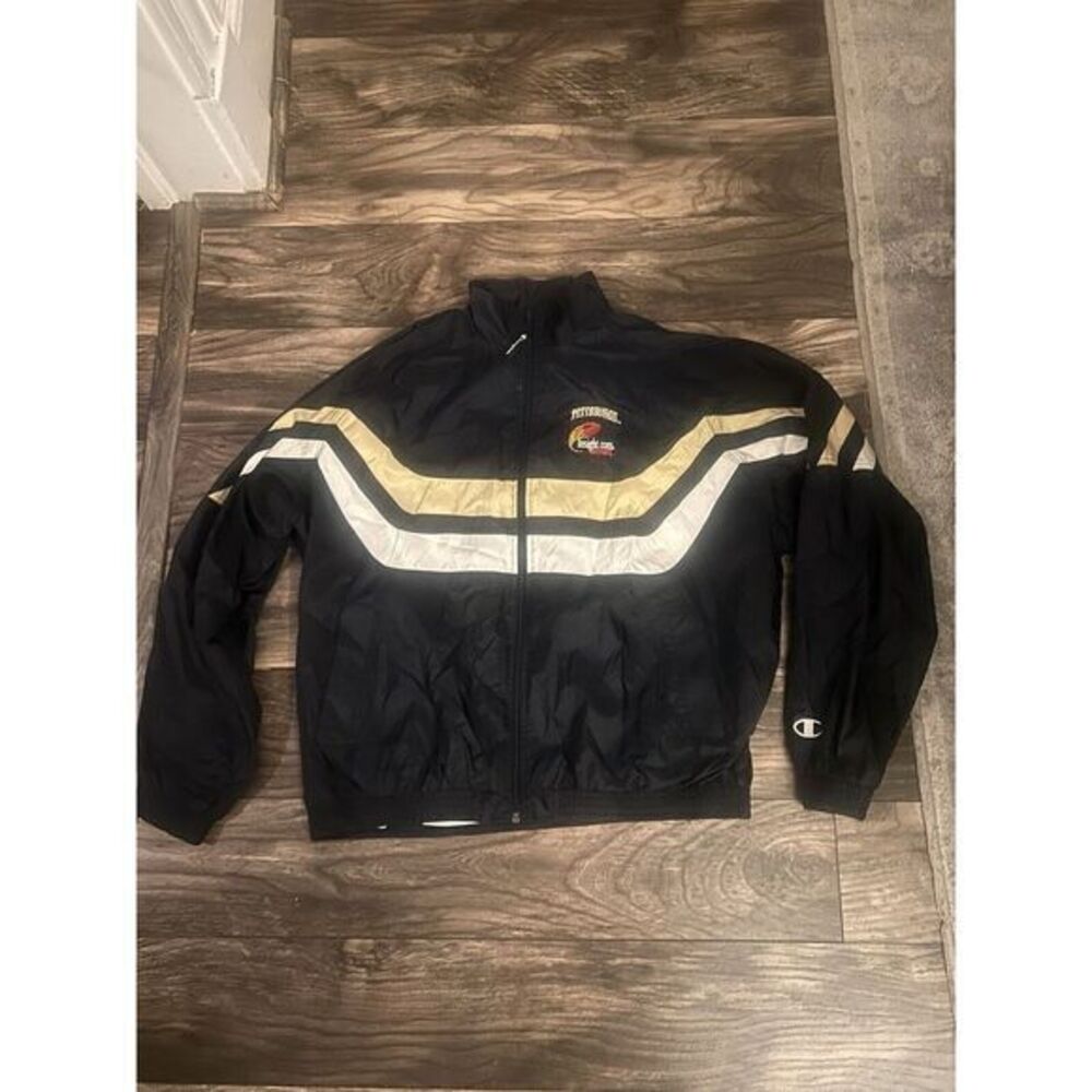 Vintage Champion Pittsburg Bowl Jacket Mens XL  Windbreaker Long Sleeve 189‎